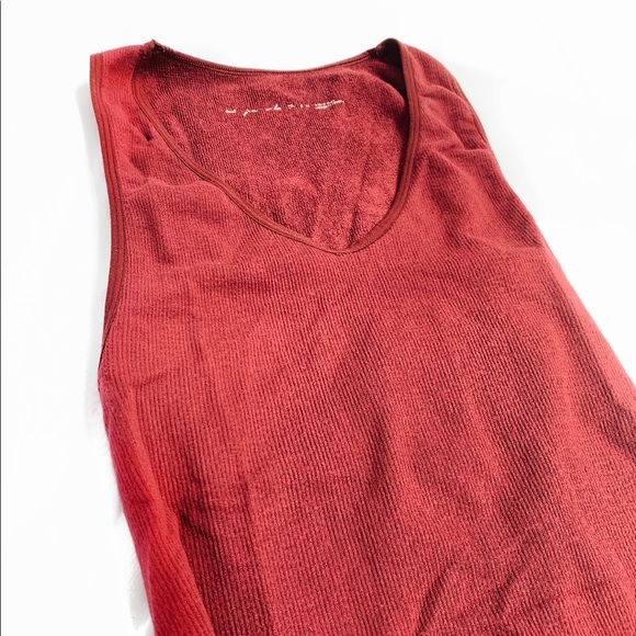 Out From Under - Markie Scoop Neck Bodysuit (red) - Picture 3 of 4